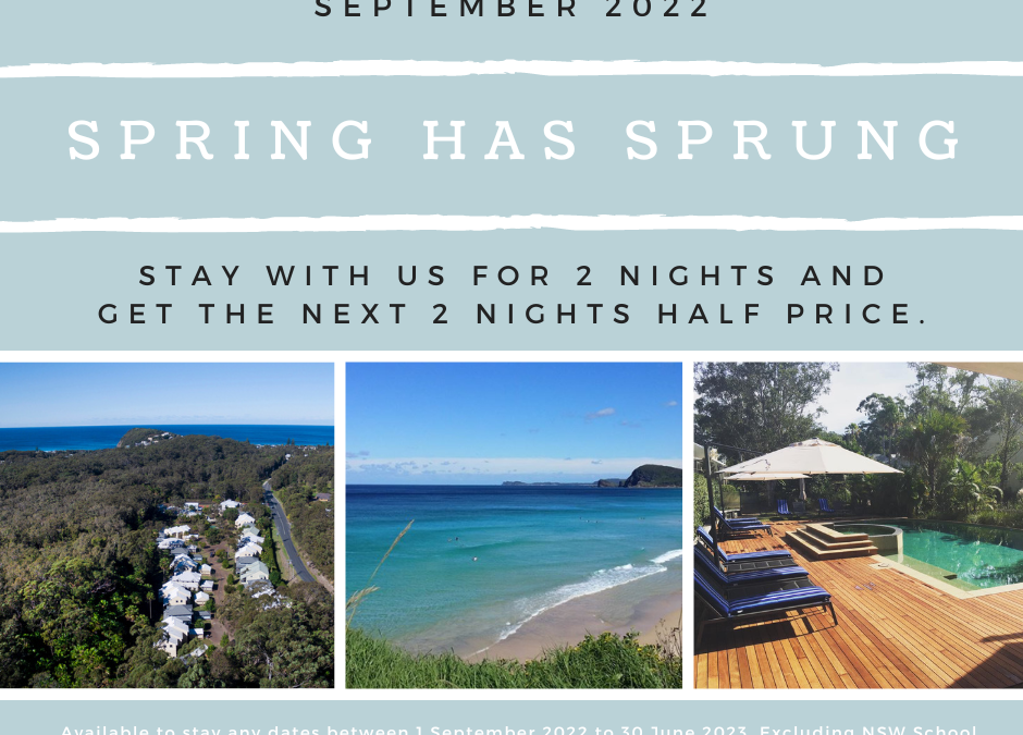 Spring has Sprung Sale. September 2022