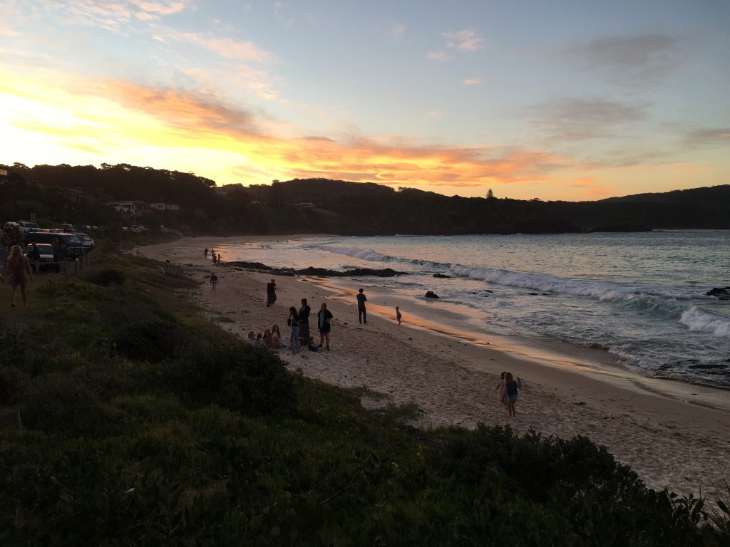 Sunset at Seal Rocks