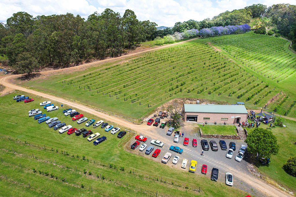 Aerial View of Villa d'Esta Vineyard
