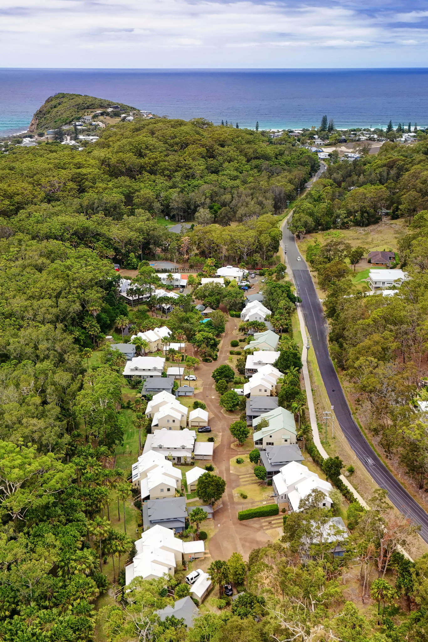 Blueys Retreat Aerial view to Blueys Beach