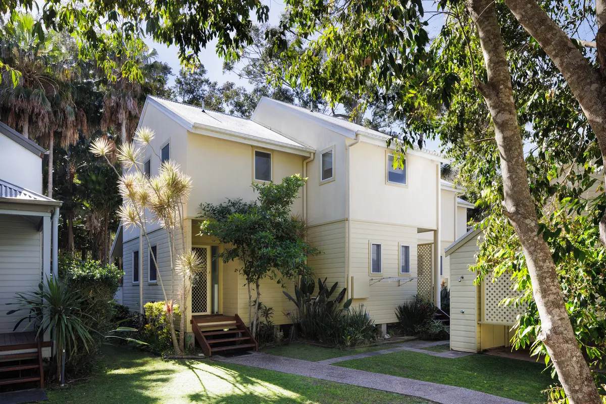 Exterior of a Three Bedroom Townhouse at Blueys Retreat
