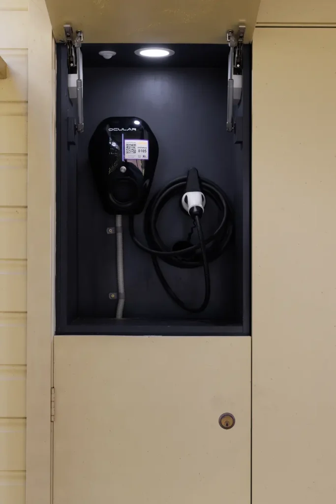 Electric vehicle charger available to Blueys Retreat guests